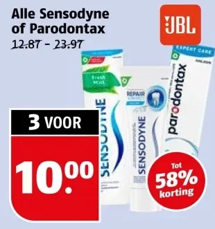 Aanbieding: Alle Sensodyne of Parodontax