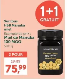 Offre: Miel de Manuka