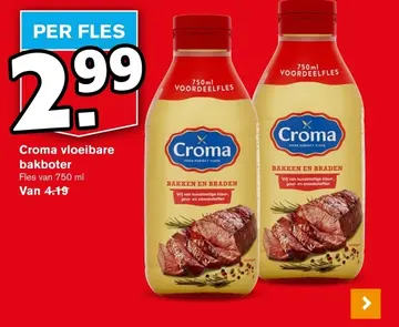 Aanbieding: Croma vloeibare bakboter