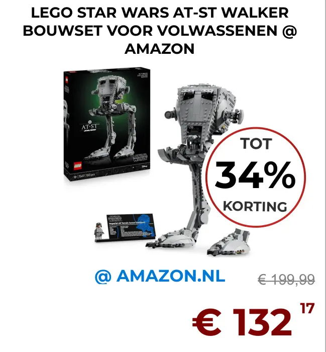 Aanbieding: Lego STAR WARS at-st walker