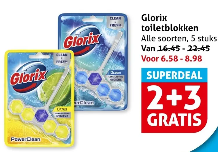 Aanbieding: toiletblokken
