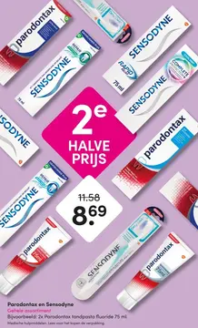 Aanbieding: Gehele assortiment Parodontax en Sensodyne