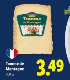 Aanbieding: Tomme de Montagne