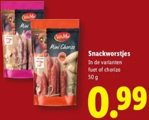 Aanbieding: Snackworstjes