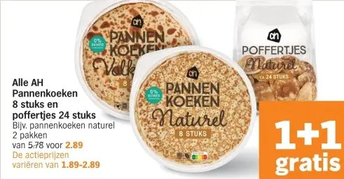 Aanbieding: Pannenkoeken en poffertjes