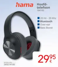 Aanbieding: Hama Hoofd-telefoon