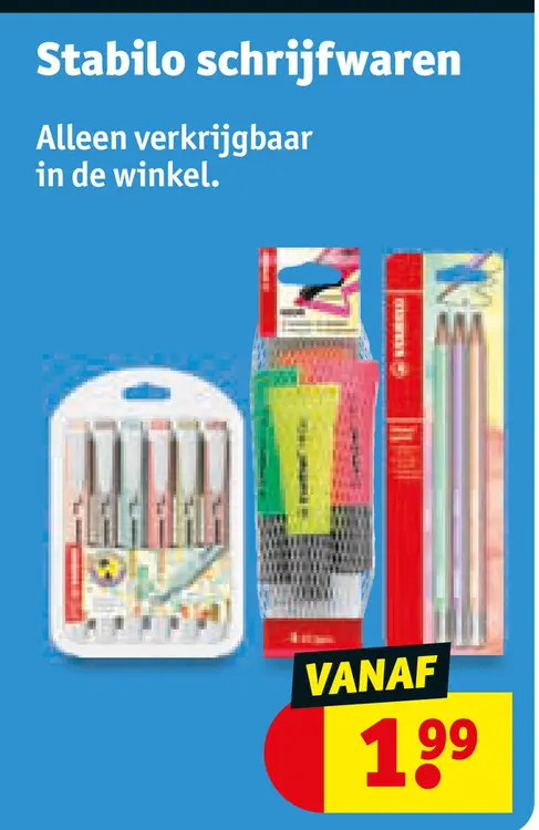 Aanbieding: Stabilo schrijfwaren