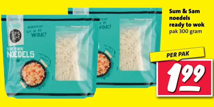Aanbieding: noedels ready to wok