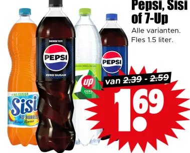 Aanbieding: Pepsi, Sisi of 7-Up