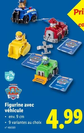 Offre: Figurine avec véhicule