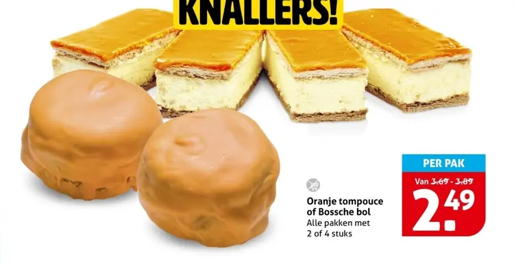 Oranje tompouce of Bosche bol