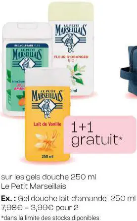Offre: Gels douche