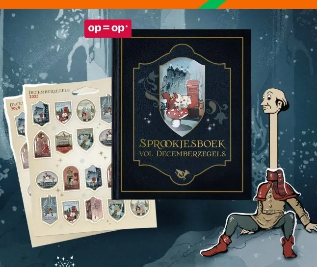 Aanbieding: Sprookjesboek vol Decemberzegels