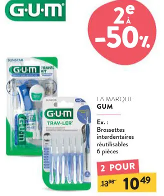 Offre: Brossettes interdentaires réutilisables