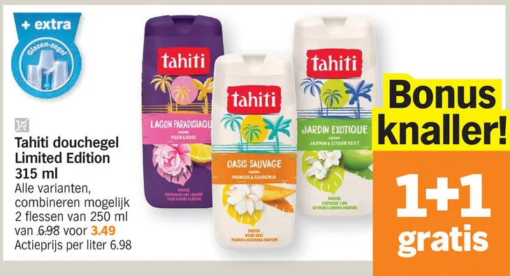 Aanbieding: Tahiti douchegel Limited Edition
