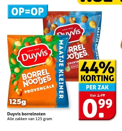 Aanbieding: Duyvis borrelnoten