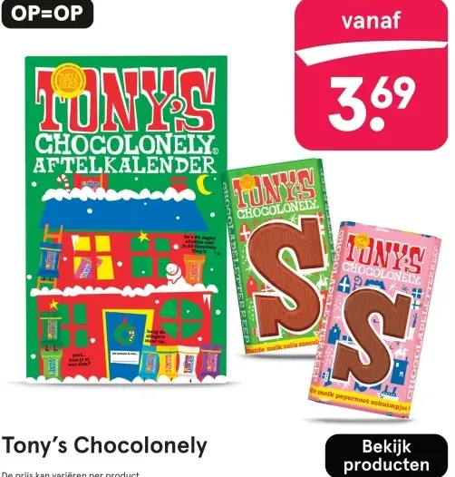 Aanbieding: Tony's Chocolonely Aftelkalender