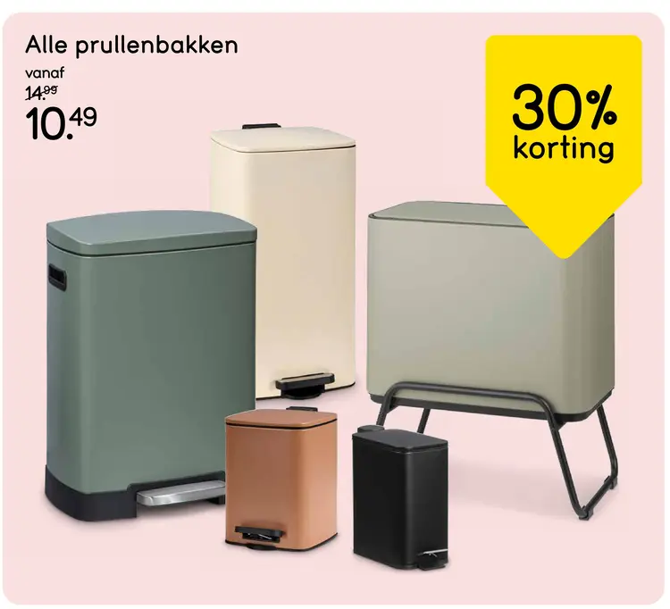 Aanbieding: Alle prullenbakken
