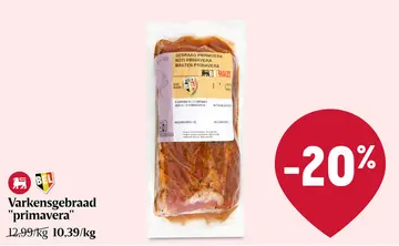 Aanbieding: Varkensgebraad "primavera"