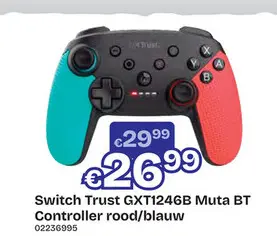 Aanbieding: GXT1246B Muta BT Controller rood/blauw