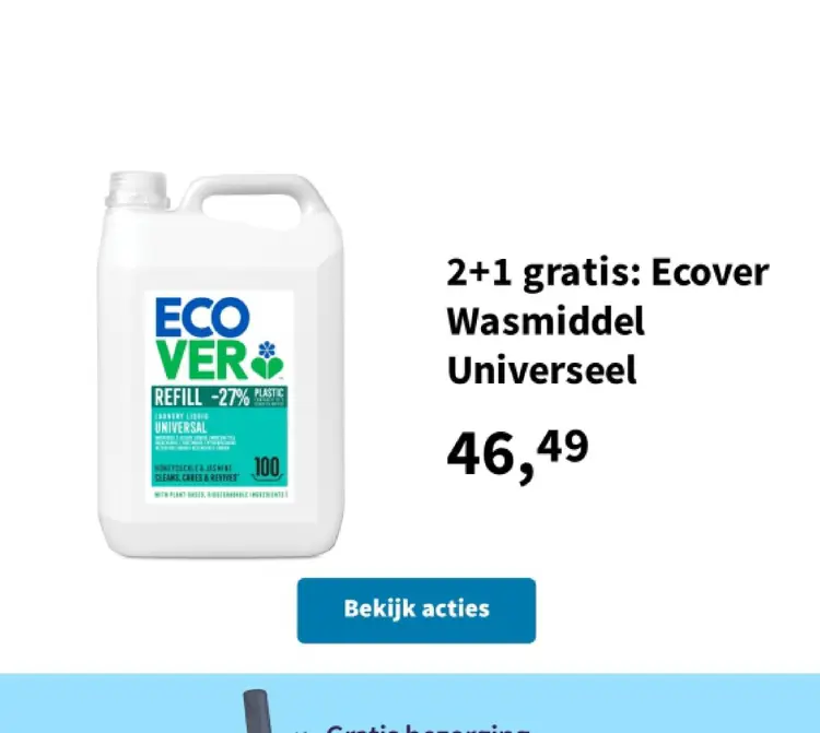 Promotie: Ecover Wasmiddel Universeel