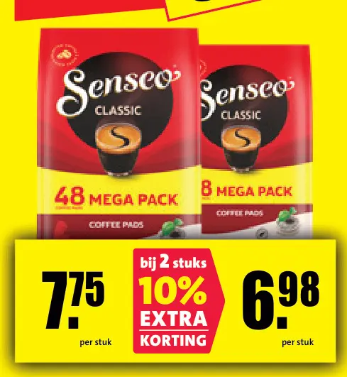 Aanbieding: Senseo Classic Coffee Pads