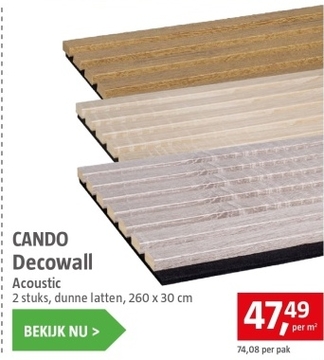 Aanbieding: CANDO Decowall Acoustic