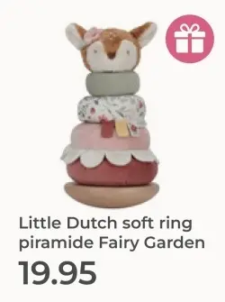 Aanbieding: Soft ring piramide Fairy Garden