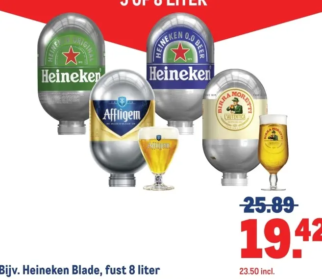 Aanbieding: Heineken Blade, fust