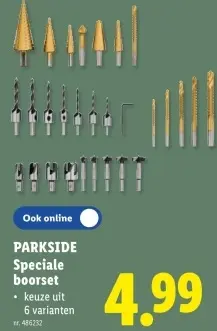 Promotie: Speciale boorset