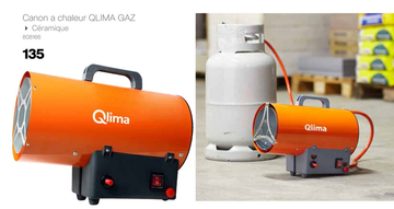 Aanbieding: Canon a chaleur QLIMA GAZ