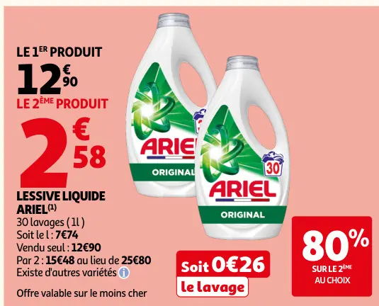 Offre: Lessive liquide