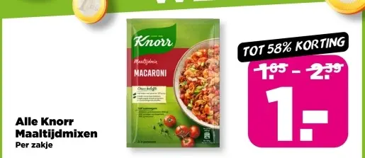 Aanbieding: Maaltijdmix Macaroni