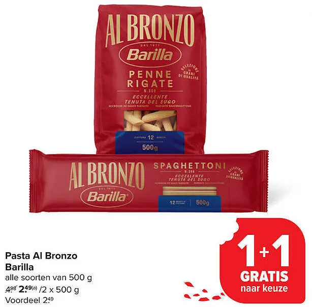 Aanbieding: Pasta Al Bronzo