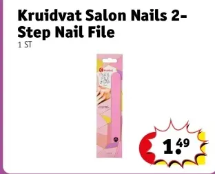 Aanbieding: Kruidvat Salon Nails 2-Step Nail File