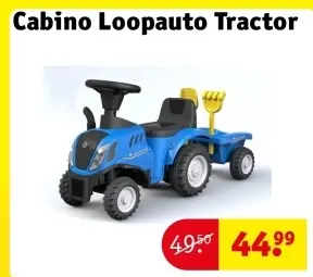 Aanbieding: Cabino Loopauto Tractor