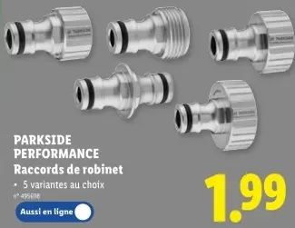 Offre: Raccords de robinet