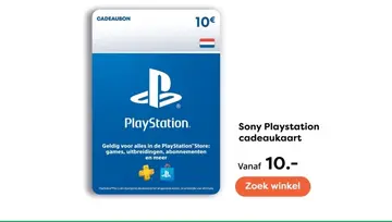 Aanbieding: Sony Playstation cadeaukaart