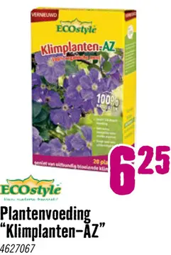 Aanbieding: Plantenvoeding "Klimplanten-AZ"
