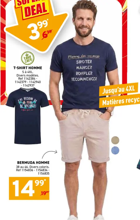 Offre: T-shirt homme