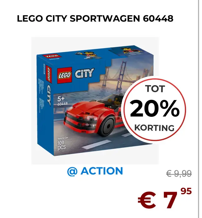 Aanbieding: Lego city sportwagen