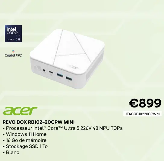 Offre: Revo box rb102-20cpw mini