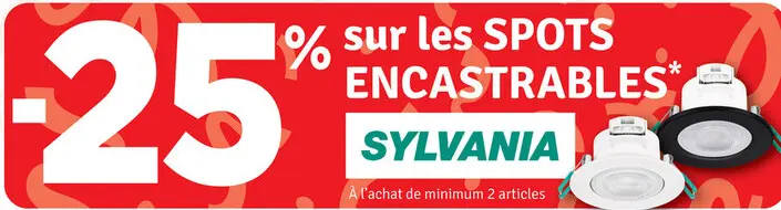 Offre: Spots encastrables