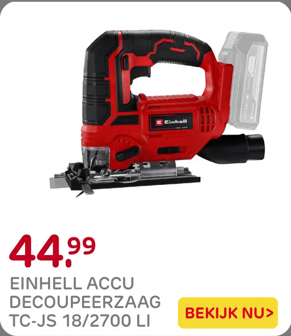 Aanbieding: Accu Decoupeerzaag TC-JS 18/2700 Li