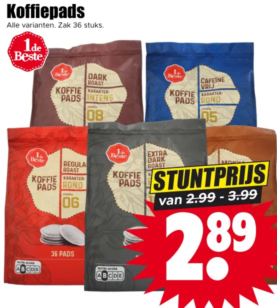 Aanbieding: Koffiepads