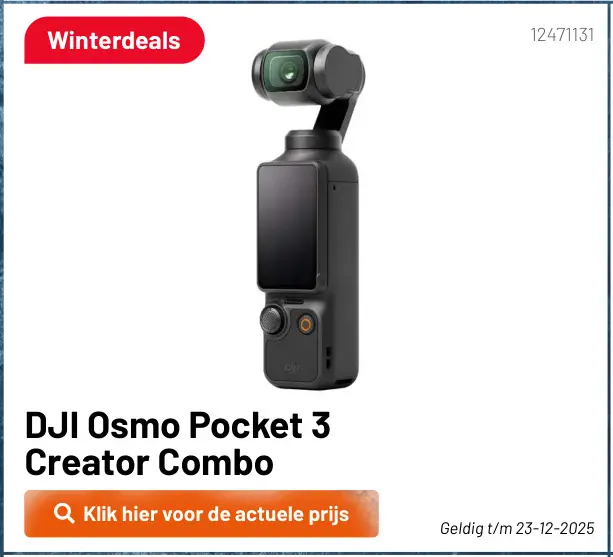 Aanbieding: DJI Osmo Pocket 3 Creator Combo