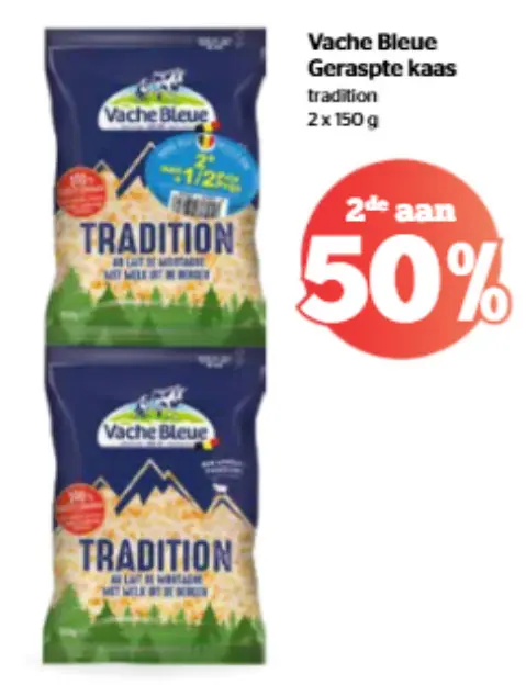 Promotie: Geraspte kaas