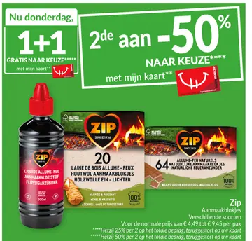 Aanbieding: Zip Aanmaakblokjes
