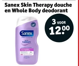 Promotie: Sanex Skin Therapy douche en Whole Body deodorant