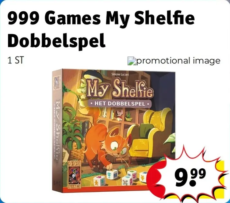 Promotie: My Shelfie Dobbelspel
